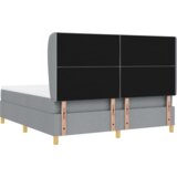  Krevet s uzglavljem i madracem svijetlo sivi 180x200 cm tkanina | shoptok.hr