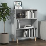 The Living Store Komoda siva sonoma 69,5x32,5x90 cm konstruiran les - Komoda, (21663309) Cene
