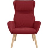  Stol za sproščanje vinsko rdeč žamet, (20957318) | Shoptok.si