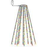  Mrežasta svjetla za božićno drvce 300 LED žarulja šarena 300 cm | shoptok.hr