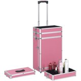 Kolica za šminku aluminijska ružičasta | shoptok.hr