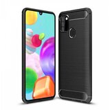 Nillkin silikonski ovitek za samsung galaxy A41 A415 - mat carbon črn | Shoptok.si