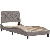  Okvir kreveta s LED-om bez madraca Taupe 80x200 cm Tkanina | shoptok.hr