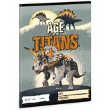 Ars Una age of the titans obična bilježnica s dinosaurima A/5 20-32 | shoptok.hr