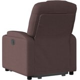  Naslonjač na podizanje tamnosmeđi od tkanine | shoptok.hr