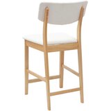  Trpezarijske stolice 2 kom. Čvrsto drvo od gume Prirodna Smeđa 48 x 49 x 95 cm | Shoptok.si