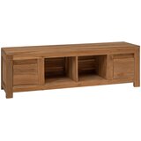 vidaXL ormar 110 x 30 x 35 cm Prirodna Čvrsto teak drvo | shoptok.hr