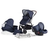 Kinderkraft Moov Kolica za bebe Set 3U1, Tamnoplava