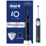 Oral-b ORAL-B električna zobna ščetka iO2 Duo, črna in zelena, 2 kos Cene