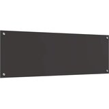  Kuhinjski zid Tamno siva 120 x 40 cm Staklo otporno na udarce | shoptok.hr