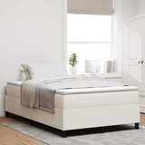  Krevet s opruga kutije Krema i bijela 120 x 190 cm | shoptok.hr