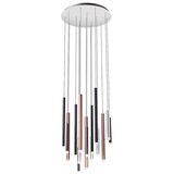  Redo 01-2061 - LED luster na sajli MADISON 16xLED/4W/230V sjajni hrom/crna/bakar | Eponuda.com
