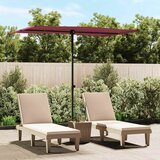  Vrtni suncobran s aluminijskim stupom 2 x 1,5 m bordo | shoptok.hr