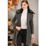 Dewberry Z6643 WOMEN'S COAT-FLAT OPEN ANTHRACITE Cene