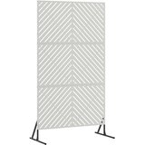  Zaslon za privatnost 100 x 50 x 180 cm Nehrđajući čelik Srebrna | shoptok.hr