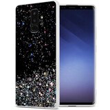 Cadorabo Case, združljiv s Samsungom v črni barvi z bleščicami - zaščitni pokrov iz fleksibilnega silikona TPU s penečimi bleščicami, (20576994) | Shoptok.si