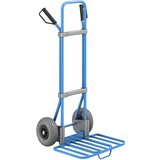 eurokraft pro voziček za prevoz vreč, modre barve, nakladalna površina za pakete šxg 430 x 450 mm, modre barve, z ročajem, pu-kolesa Cene