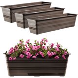 KADAX balkonski cvetlični lonec velik cvetlični lonec 60 cm paket rož 3 kosi stojalo za rože, (5000346154) Cene
