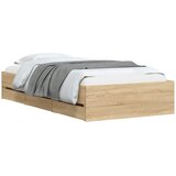  Okvir kreveta s pohranom Hrast sonoma Konstruirano drvo | shoptok.hr