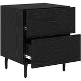  Nočna omarica s predalom 2 pcs Črni hrast 40 x 35 x 47.5 cm, (5000069593) | Shoptok.si