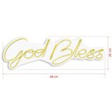 WALLXPERT dekorativna plastična led rasveta god bless yellow | ePonuda.com