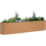  Dvignjena gredica Rjava 400 x 80 x 81 cm Jeklo, (5000287712) | Shoptok.si