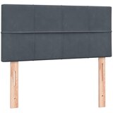 Box Spring krevet s madracem tamno sivi 80x210 cm baršun | shoptok.hr
