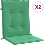  Jastuci za vrtne stolice 2 kom zeleni 100x50x3 cm od tkanine | shoptok.hr