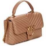 Pinko LOVE LADY PUFF CLASSIC CL SHEEP NAPPA CHEVRON Bež | shoptok.hr