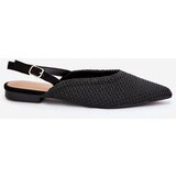 Boto Ballet Flats With Braiding And Pointed Toes Black Hefion | shoptok.hr