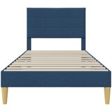  Krevetna konstrukcija s uzglavljem Plava 100 x 200 cm Tkanina | shoptok.hr