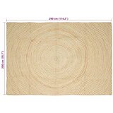  Tepisi za područja Bijela 200 x 290 cm Juta | shoptok.hr