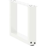 Noge kavne mize v obliki črke U 2 kosa Bela 30x(30-31) cm Jeklo, (21828685) | Shoptok.si