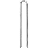 The Living Store Klini za šotor 12 kosov U oblika 41,5 cm Ø12 mm pocinkano jeklo - Klin Za Šotor, (21487016) | Shoptok.si