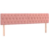  Box spring s madracem LED ružičasti 200x200cm baršunasti | shoptok.hr