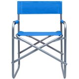  Redateljske stolice 2 kom čelične plave | shoptok.hr