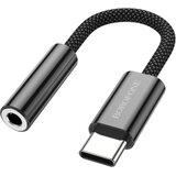  USB audio adapter Type-C to 3.5mm BOROFONE BV15 digital audio converter black Cijene