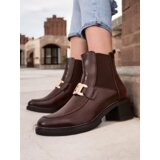Resti Women's ankle boots with a low heel Ewios Cene