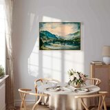  Slika - Albrecht Dürer – View of Trento from the North 90x60 U prirodnom drvenom okviru | shoptok.hr