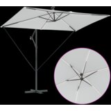 vidaXL Kantaliv dežnik z bananom Peščena 294 x 200 x 254 cm | Shoptok.si