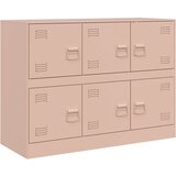 vidaXL Komoda roza 99x39x73 cm jeklo, (21204799) | Shoptok.si
