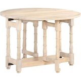  Jedilna miza okrogla 110x76 cm trden mangov les, (20711237) | Shoptok.si