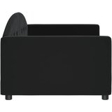  Dnevni krevet crni 90 x 190 cm baršunasti | shoptok.hr