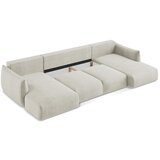 Makamii Bež sklopiva kutna garnitura (u obliku slova "U") Leila – | shoptok.hr