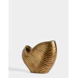 Aberto Design Dekorativna figura Školjka, 9x23x28cm, Zlatna boja | Eponuda.ba