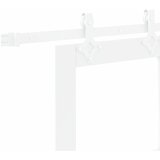  Klizna vrata Bijelo 93 x 211 cm Masivna borovina i staklo | shoptok.hr