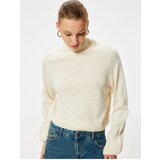 Koton Basic Stand Collar Knitwear Sweater Long Sleeve Cene