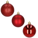  Set Božićnih kuglica crvene boje, 10 cm - 6 komada | shoptok.hr
