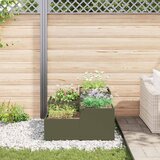  Vrtna saksija Maslinovo zelena 100 x 100 x 48 cm Čelik | Eponuda.com