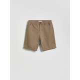 Reserved Pamučne kratke hlače - boja kave | shoptok.hr
